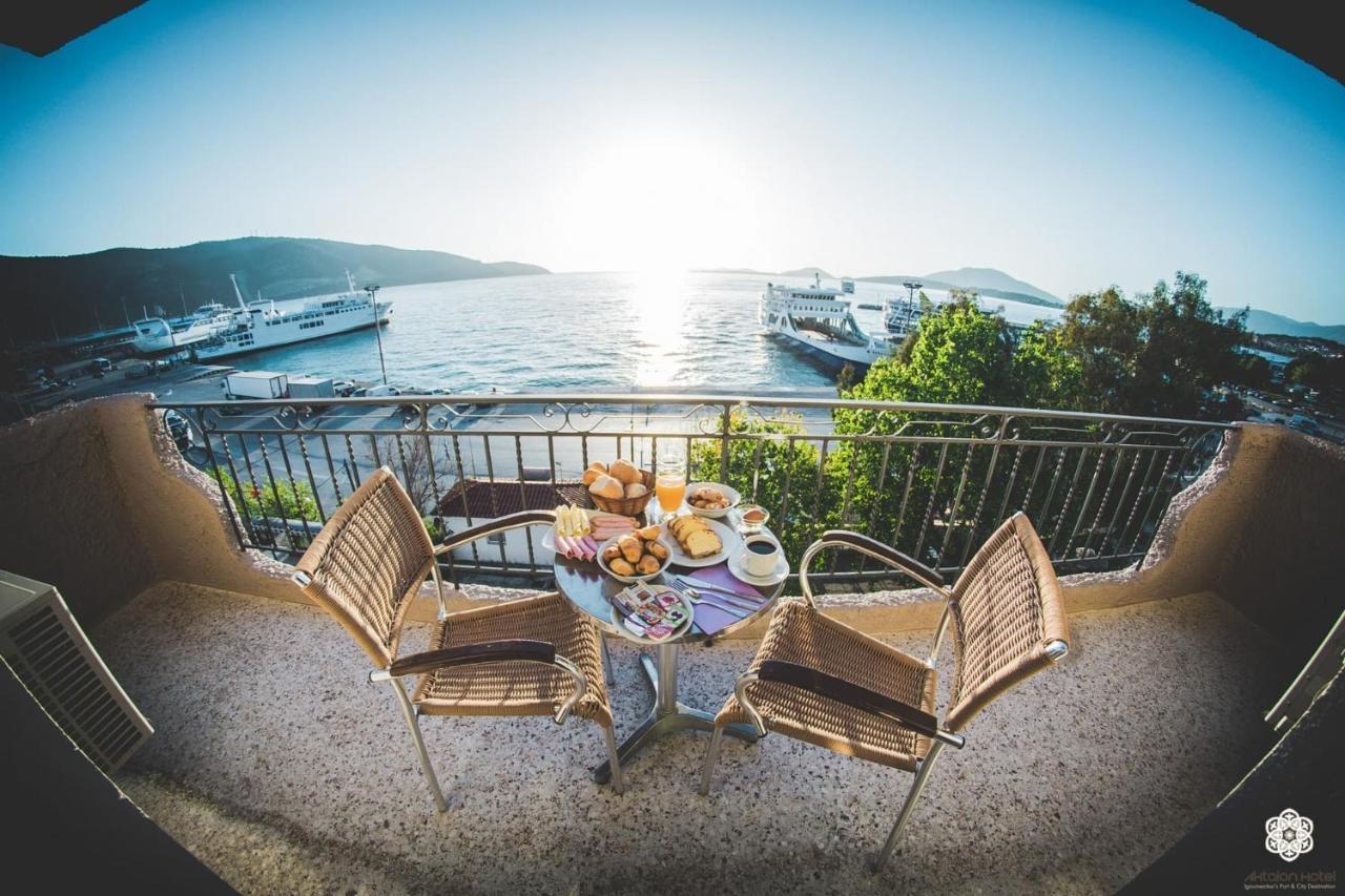Aktaion Hotel İgumeniça Dış mekan fotoğraf
